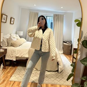 & OTHER STORIES QUILTED JACKET NWT